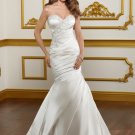 Drop Waist Sweetheart Strapless Mermaid 2012 Wedding Dress
