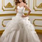 Beading Organza Ball Gown 2012 Wedding Dress