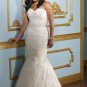 Mermaid Lace 2012 Plus Size Wedding Dress