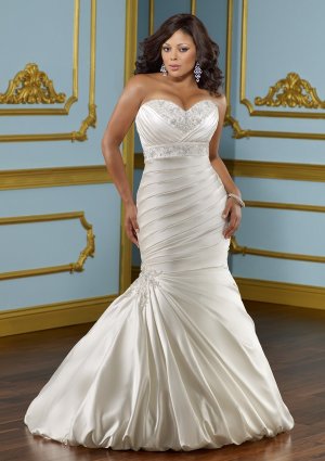 Mermaid Sweetheart 2012 Plus Size Wedding Dress