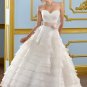 Ball Gown Ruffled Organza 2012 Wedding Dress