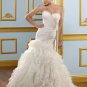 Ruffled Organza Corset 2012 Wedding Dress