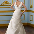 Sexy Deep V-neck 2012 Wedding Dress
