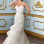 Mermaid Corset Beading Organza 2012 Wedding Dress