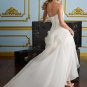 Short Front Long Back Organza 2012 Wedding Dress