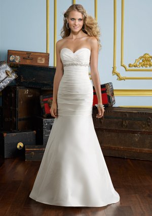 Sweetheart Corset Strapless 2012 Wedding Dress