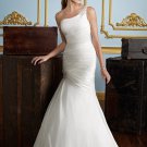 One-Shoulder Corset Mermaid 2012 Wedding Dress