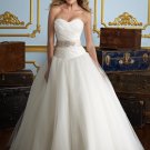 Strapless Satin and Tulle 2012 Ball Gown Wedding Dress