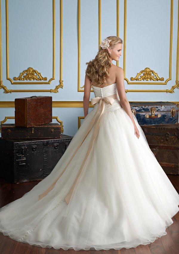 satin and tulle