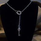Skull Key Pendant Necklace