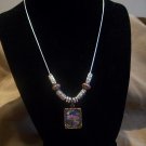 Silver & Copper Photo Necklace