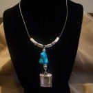 Turquoise Photo Necklace
