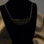 Antique Bronze Feather Necklace
