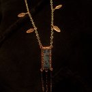 Antique Bronze Bird Pendant Necklace