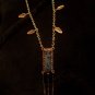 Antique Bronze Bird Pendant Necklace