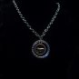 Silver & Copper Bird Pendant Necklace