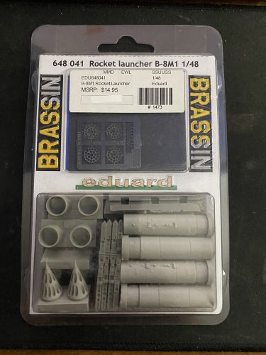 Eduard 1/48 Rocket Launcher B-8M1 Brassin 648 041