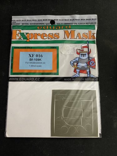 Eduard 1/48 Bf-109 K Express Mask Set XF 016