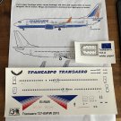 Pointer dog Decals 1/144 Transaero B-737-85P/W 2013 Boeing 737 Decal Sheet