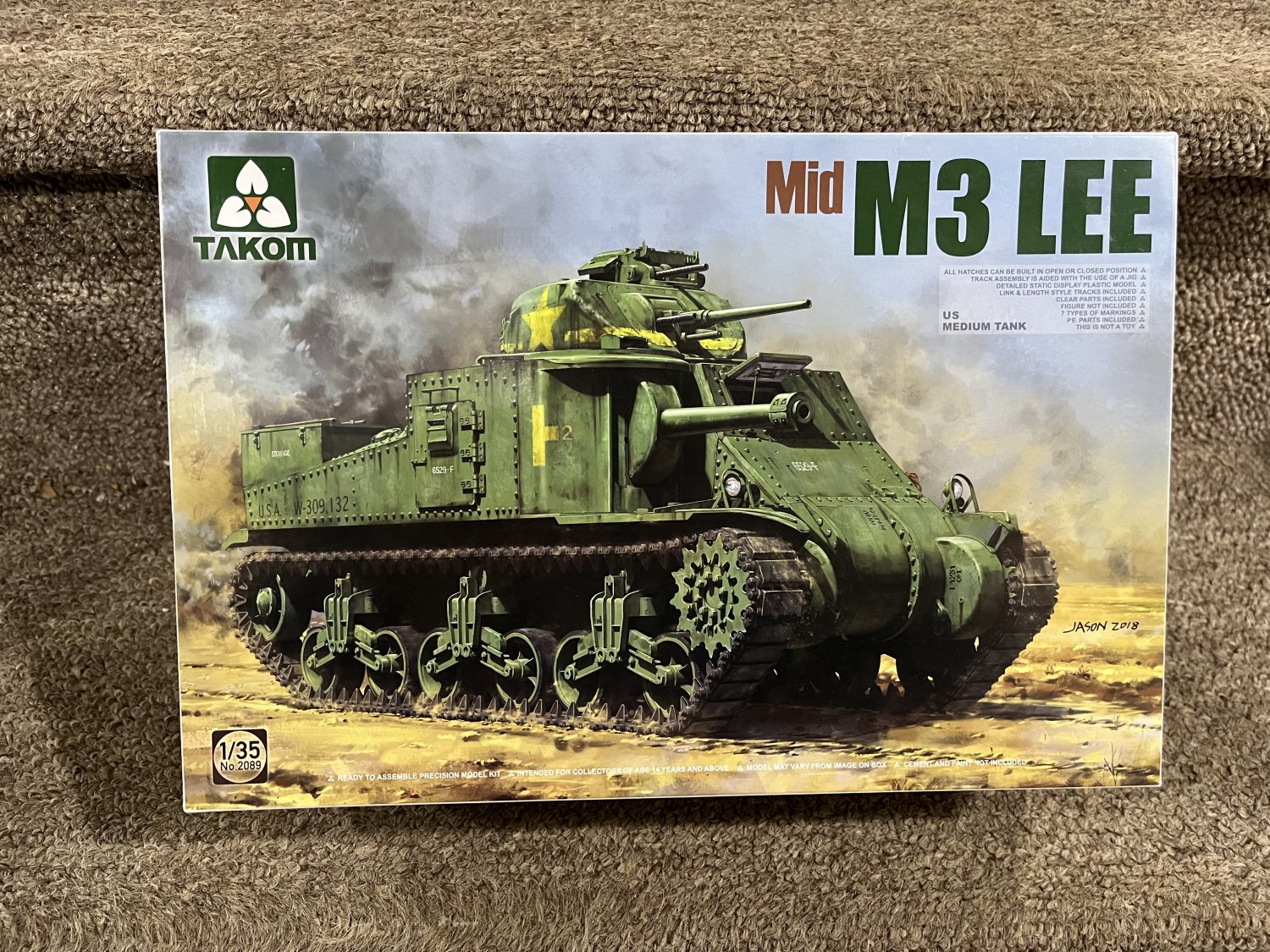 Takom 1/35 M3 Lee Tank Mid Production no. 2089