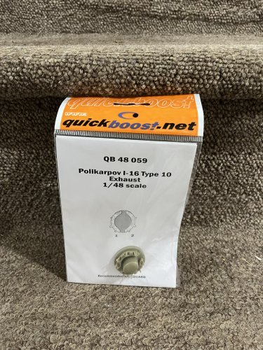 Quickboost 1/48 Polikarpov I-16 Type 10 Exhaust Resin QB 48 059