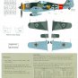 Aeromaster 1/48 Rammj&Atilde;&curren;gers Part 1 48-231 FW190 Luftwaffe Aircraft Decal Set