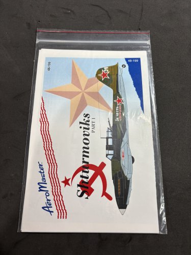 Aeromaster 1/48 Shturmoviks Part 1 48-199 Russian IL-2 Aircraft Decals