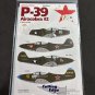 Cutting Edge Modelworks 1/48 P-39 Airacobra #2 P-39D & Q 48144 Decals