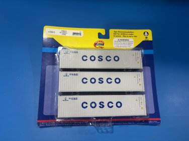 Athearn HO RTR Cosco 40' Containers 3 Pack ATH29172
