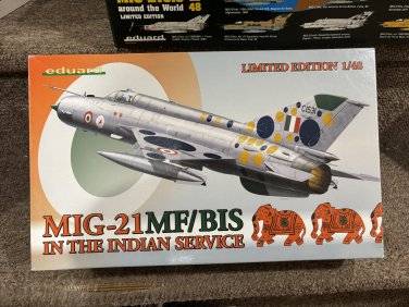 Eduard 1/48 Mig-21 MF/BIS In the Indian Service Limited Edition 1171 Aircraft Kit