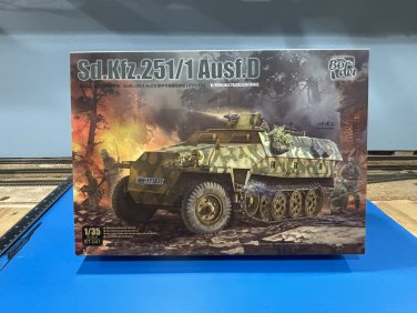 Border Model 1/35 Sd.Kfz 251/1 Ausf D German Half track FULL INTERIOR w/ engine BT041