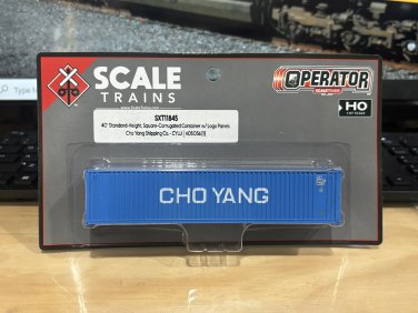 Scaletrains Scale Trains HO Cho Yang 40' Standard, Corrugated Container SXT11845