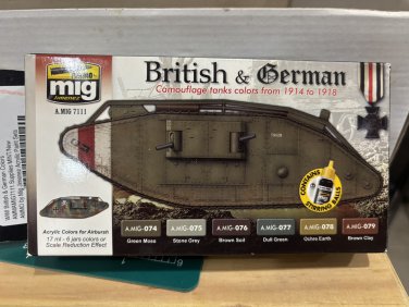 Ammo by Mig British and German Camouflage Tank Colors 1914 to 1918 A. Mig 7111