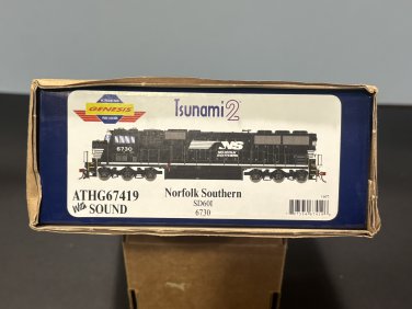Athearn Genesis HO Norfolk Southern SD60I 6730 ATHG 67419 DCC w/ Sound