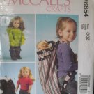Pattern Doll Carrier Bag & Doll Clothes 18" UNCUT 6854 Free Ship USA Pattern Doll Carrier Bag & Doll Clothes 18" UNCUT 6854 Free Ship USA