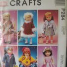 Pattern to make 18" Doll Clothes Coat, Jacket Pancho, Dress, Pants UNCUT Free Ship USA Pattern to make 18" Doll Clothes Coat, Jacket Pancho, Dress, Pants UNCUT Free Ship USA