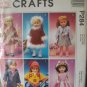 Pattern to make 18" Doll Clothes Coat, Jacket Pancho, Dress, Pants UNCUT Free Ship USA