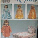 Pattern To Make Doll Clothes and Bedding for 18" Doll UNCUT 7900 Free Ship USA Pattern To Make Doll Clothes and Bedding for 18" Doll UNCUT 7900 Free Ship USA