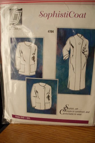 Pattern "SophistiCoat"  by LJ Designs #784 UNCUT size 2-2XL Free Ship USA