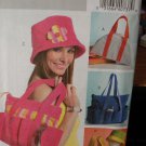 Pattern: Hat and several Tote Bags Purses #4821 UNCUT Free Ship USA Pattern: Hat and several Tote Bags Purses #4821 UNCUT Free Ship USA