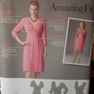 Pattern Wrap Look Dress sizes 16-24 Bust 40"-48" Free Ship USA Pattern Wrap Look Dress sizes 16-24 Bust 40"-48" Free Ship USA