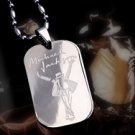 Micheal Jackson Signature Dogtag Necklace