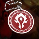 World of Warcraft Horde Titanium Necklace WOW