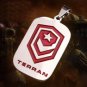 Starcraft II 2 Terran Titanium Dog Tag