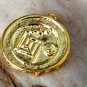 Pirates of the Caribbean JACK SPARROW AZTEC Coin Costume Necklace 24K Gold