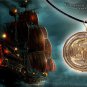 Pirates of the Caribbean JACK SPARROW AZTEC Coin Costume Necklace 24K Gold
