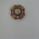 VETERANS OF FOREIGN WARS PIN MINT ON CARD