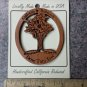Drive Through Tree Redwood Ornament Handcrafted #1055L HWP