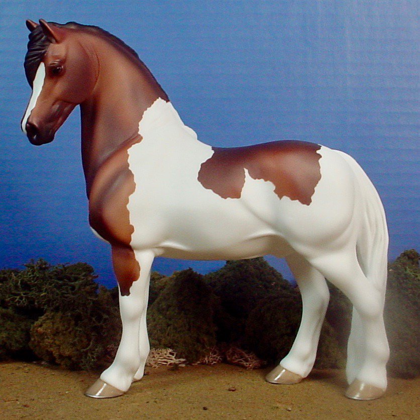 TWO LEFT! Model Horse Pinto Porcelain Pony Statue Ed of 25 Made