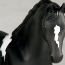 Black Pinto Model Horse LTD Edition Lakeshore Collection Porcelain